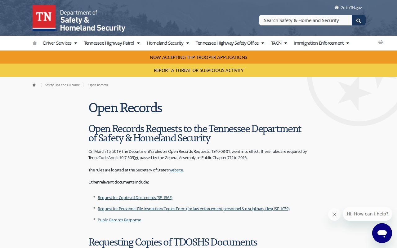 Henderson County warrant search state records request information