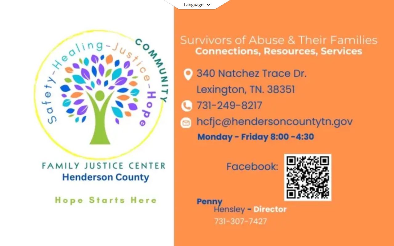 Henderson County warrant records Family Justice Center agency information
